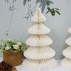 Foldable Paper Christmas Tree 3D Friendly Paper Xmas Tree Model Reusable Exquisite Design 3D Merry Christmas Ornament Wedding