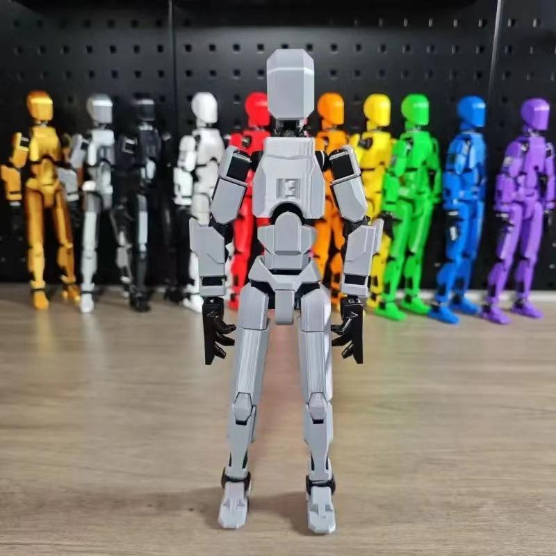 Stampa 3D Lucky Dummy13 Articolato Mobile Assemblabile Robot Bambola Animale Modello Giocattolo Puzzle Antistress Regalo per Bambini