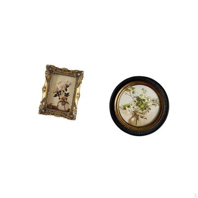 Vintage Ornate Resin Photo Frame Antique Decorative Embossed Picture Display for Tabletop