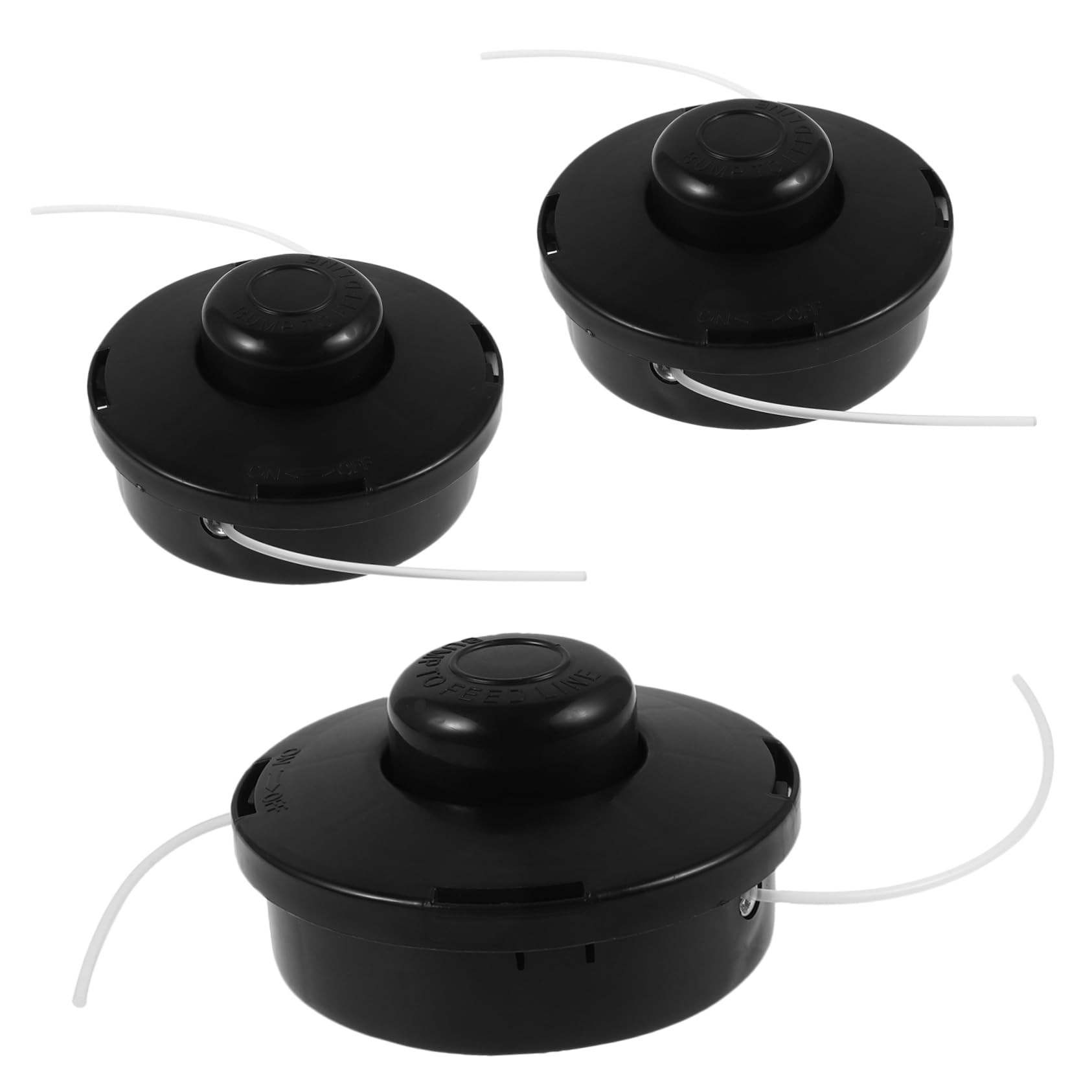 

Тримерна головка COHEALI Нейлоновий ріжучий нож для газонокосарки Заміна леза для тримерної головки Тример для різання 3 шт. чорний