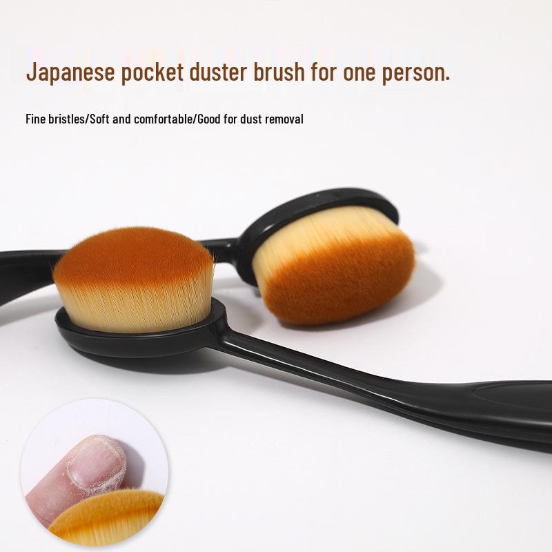 

Japanese Pocket Nail Dust Brush, Soft Bristle Pre-treatment & Detail Brush.