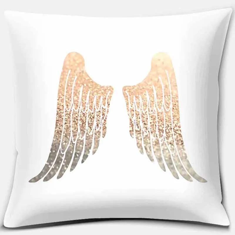 

Наволочка с рисунком золотого гравия для гостиной, офиса, дома, наволочка для автомобиля, украшения 40x40cm