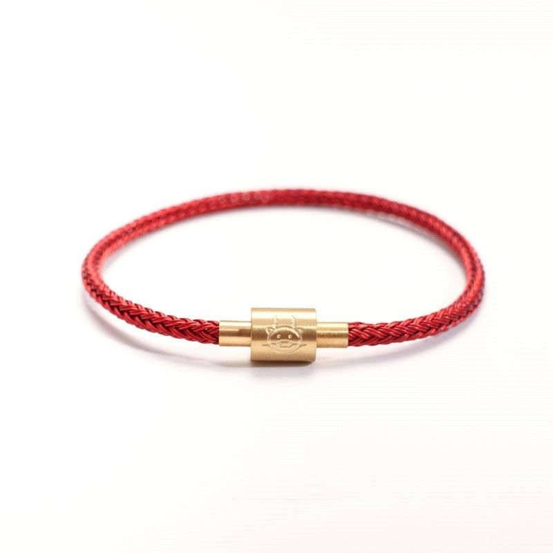 

Бусины китайского зодиака на красной нити, браслет для мужчин, год Дракона 22cm Wear a bead plus 1cm