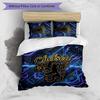 Set Lenzuola 3 Pezzi Stampato Chelsea FC Morbido Delicato sulla Pelle Lavabile Copripiumino e Federe Set Tutte le Stagioni Camera da Letto