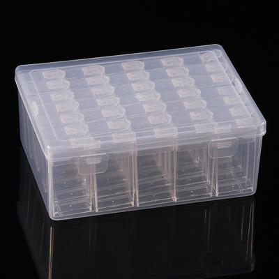 Plastový úložný box s 10/35/36 přihrádkami, Organizér Box pro 5D DIY diamantové malování, korálky, přívěsky, šperky a doplňky