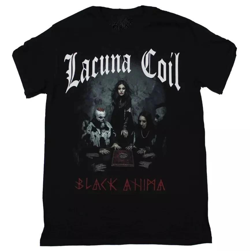 Lacuna Coil Band Tour Heavy Cotton Black Unisex t-Shirt BL1928 M