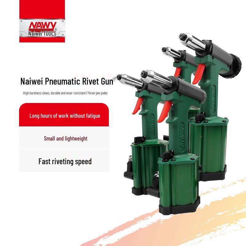 Taiwan Industrial-Grade Automatic Pneumatic Rivet Gun for Aluminum & Stainless Steel Rivets