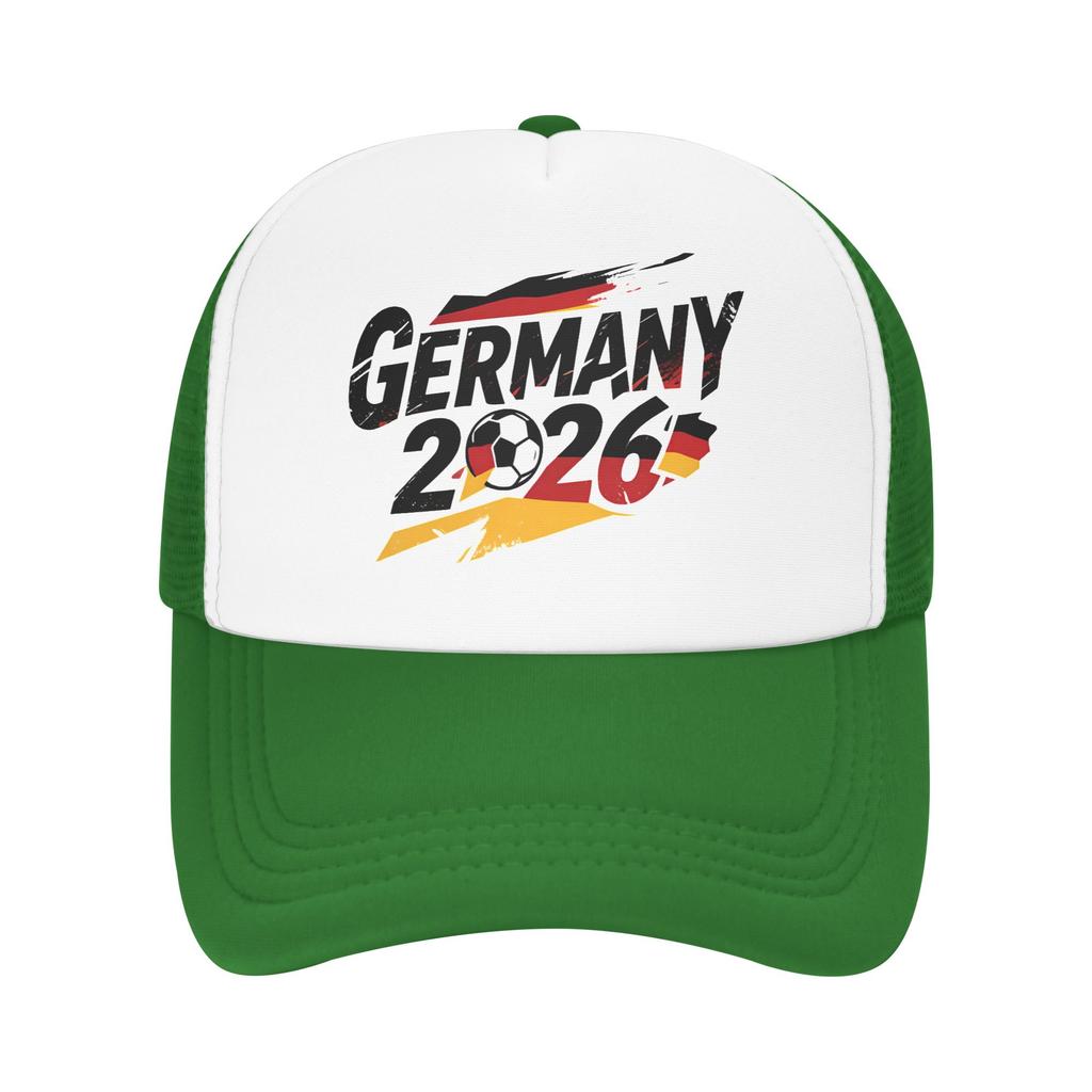 GerUnisexy Football Match Mesh Baseball Caps Adult Sun Caps Usa Canada Mexico Soccer Hat Adjustable Summer Trucker Caps