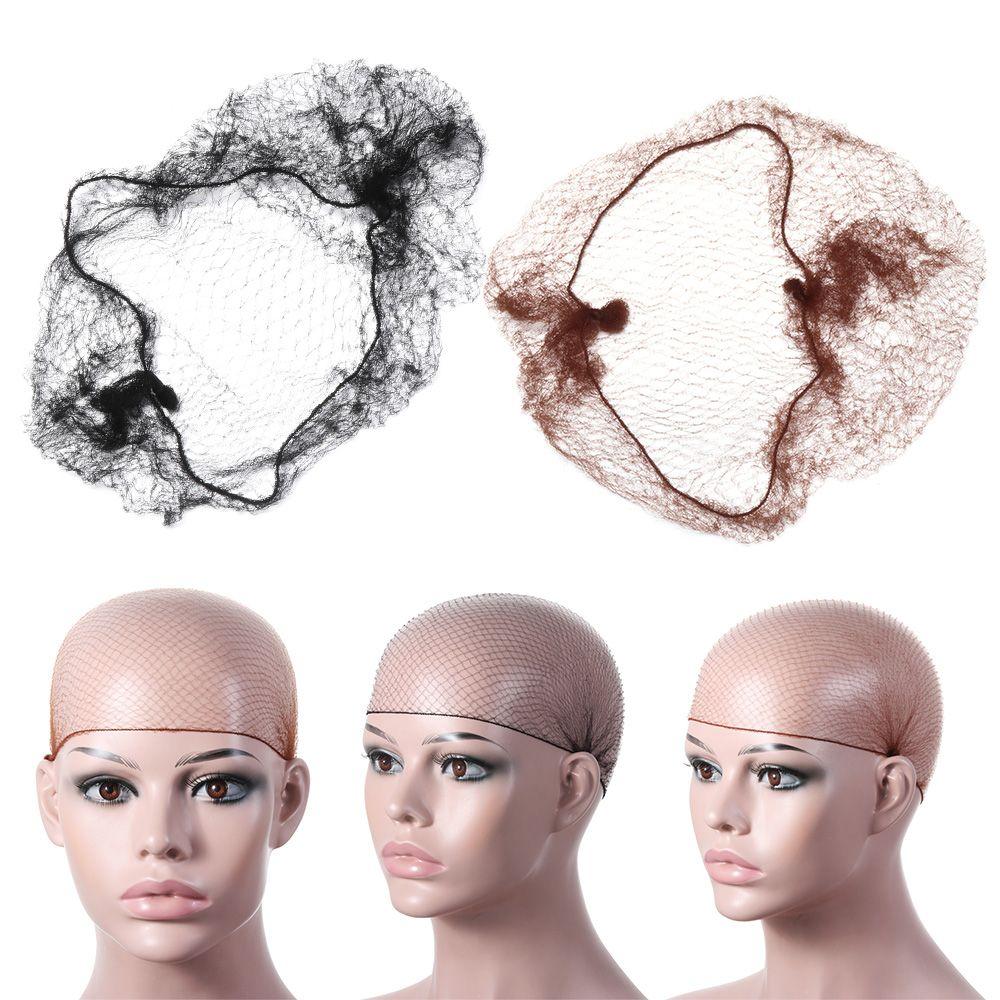 Women Fashion Elastic Edge Styling Tool Fine Mesh Wig Net Bun Cover Invisible Hairnet Ballet Snood