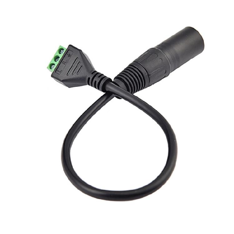 High Conductivity Copper XLR Adapter for Interference Free Signal Extension in Audios Systems