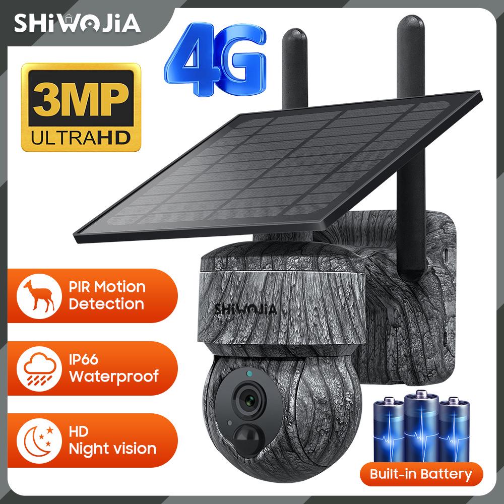 4G Solar-Powered WiFi Outdoor HD Camouflage Surveillance Camera
