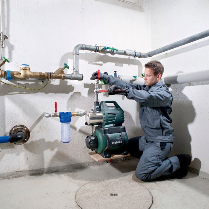 Surpresseur hww 6000/25 inox metabo - pompe pour travaux d'eau domestique