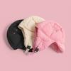 Men's and Women's Winter Thicken Solid Color LeiFeng Hat Warm and Cold Proof Ear Protection Versatile Flying Hat Outdoor Cycling