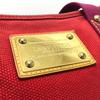 Louis Vuitton M40034 Antigua Cabas MM handbag Tote Bag Canvas Red/GoldHardware