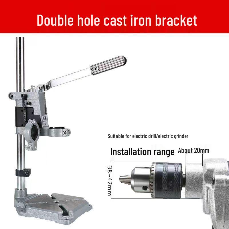 Multifunctional Electric Drill Stand: Convert Hand Drill To Bench Drill with Universal Micro Bench and Household Flat Pliers