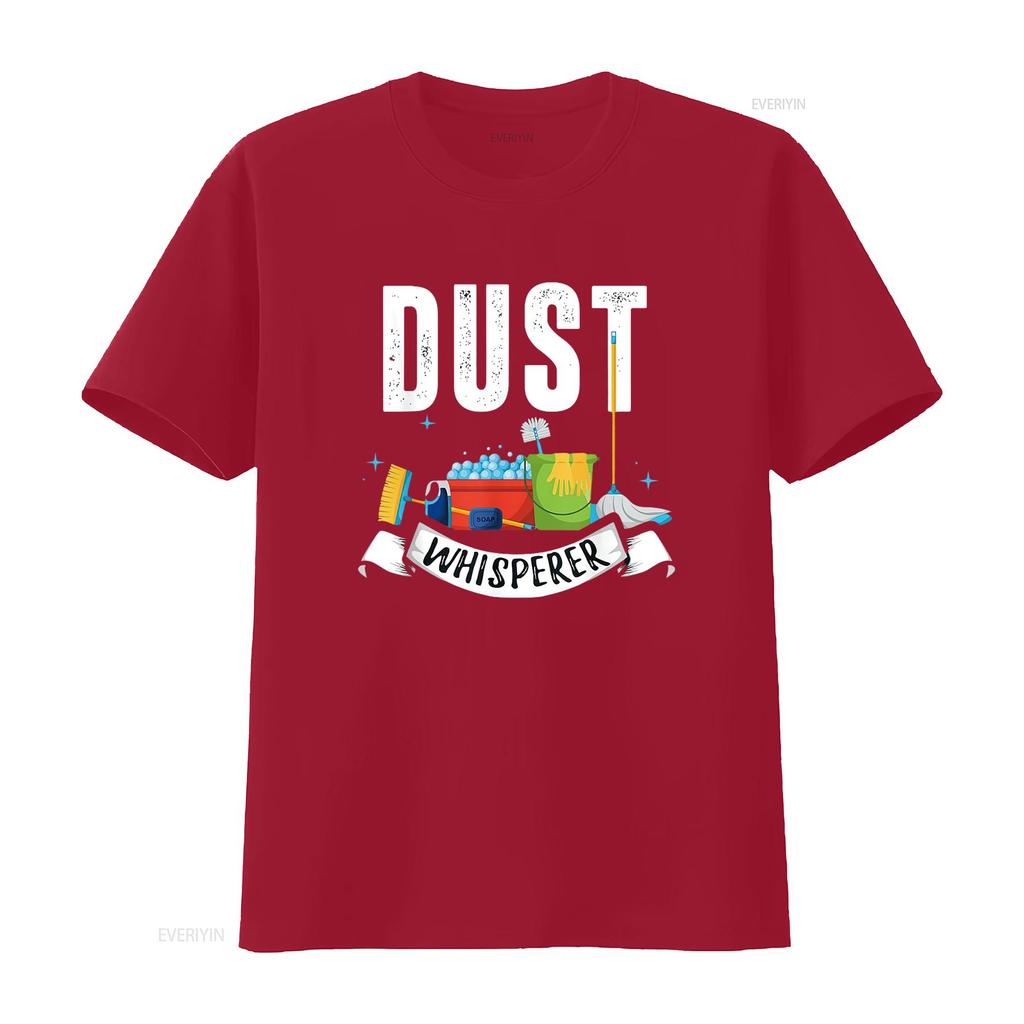 Housekeeping Dust Whisperer Cleaning Housekeeper G Cute Women s T Shirt Top for Summer vintage Washed fashion streetwear