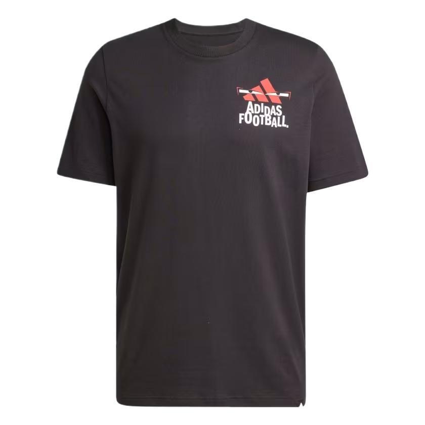 Adidas Football T Shirt Men's Black JD8216