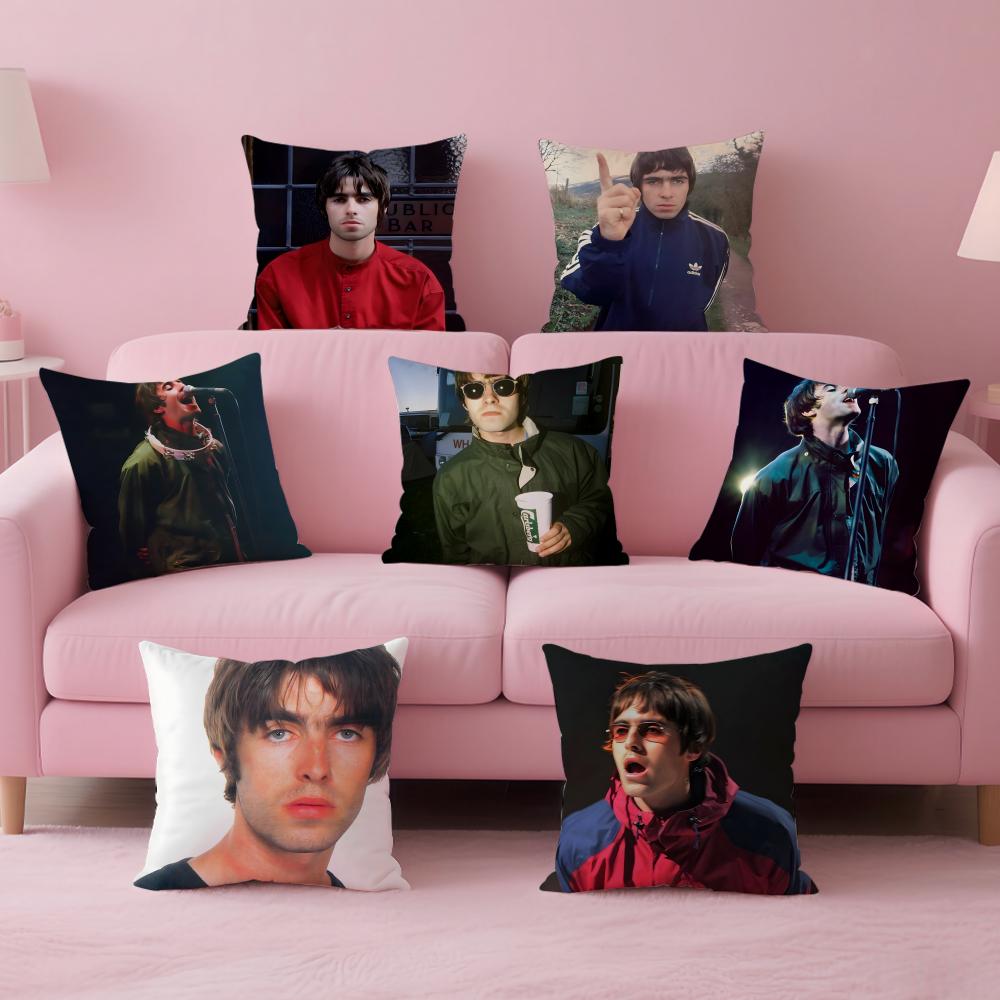 LLiam Gallagher Pillow Shameless TV Cushion Cover Pillow Case Soft Friendly Fabric Concealed Zipper