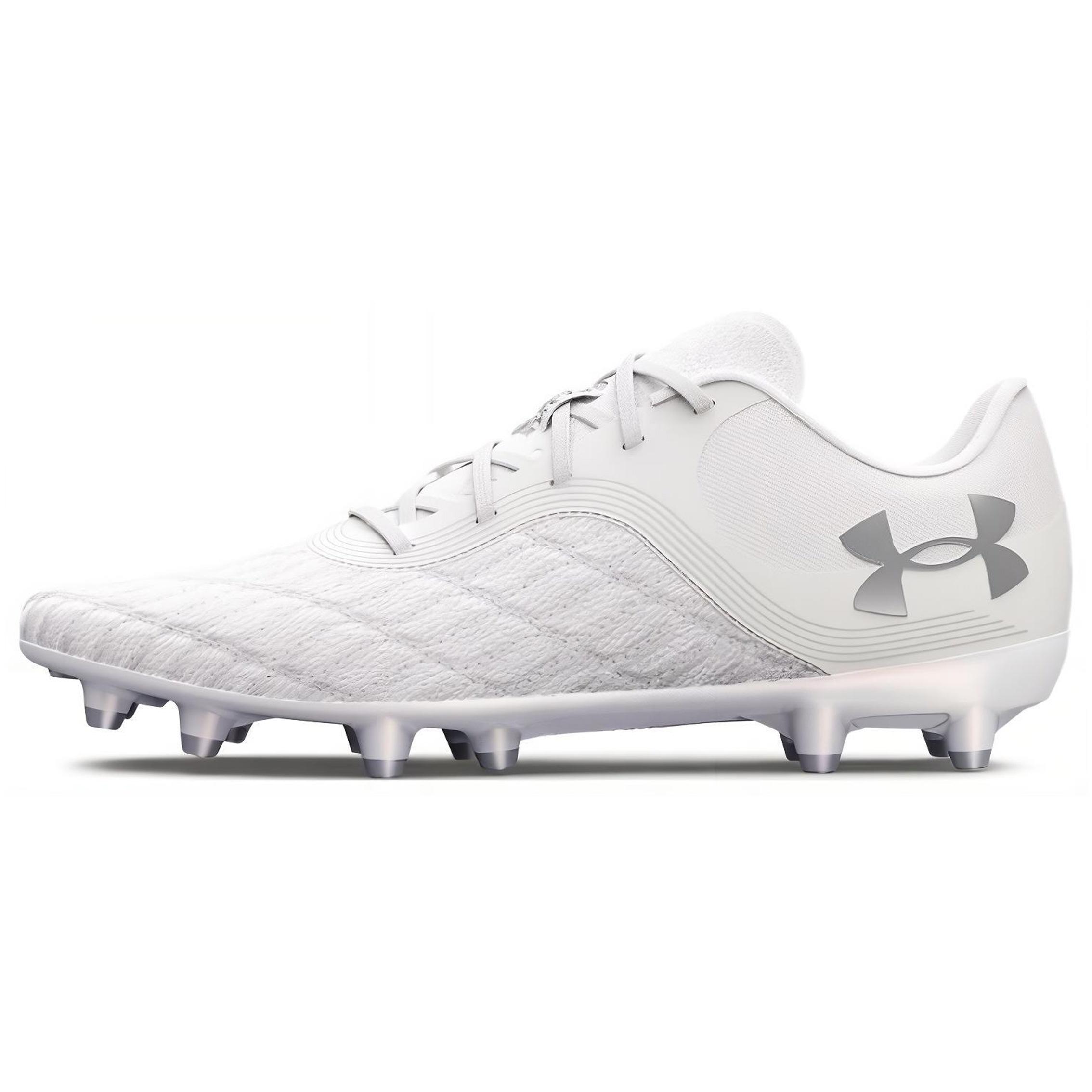 Under Armour Magnetico Pro 3 FG White Metallic Silver Unisex 3027038-100 EU 46