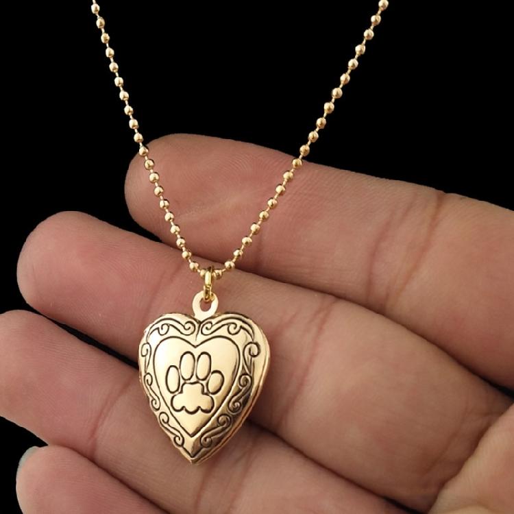 Heart Locket Necklace Alloy Material Party Jewelry Gift for Wedding Anniversary