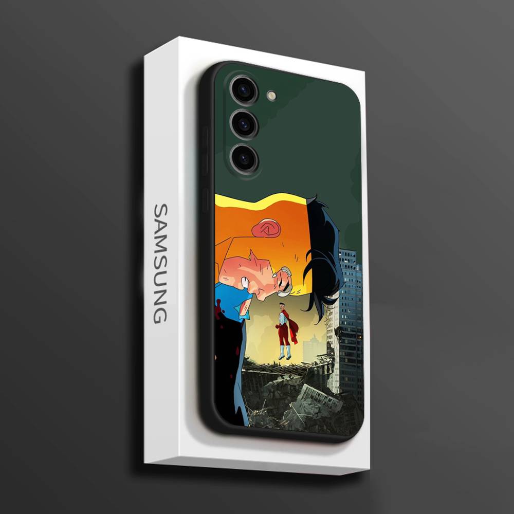 

I-Invincible Wallpaper Cool Phone Case For Samsung Galaxy A 73,72,51,53,52,71,22,5G,Note,J7,8,9 Soft Black Cover SamsungJ7prime