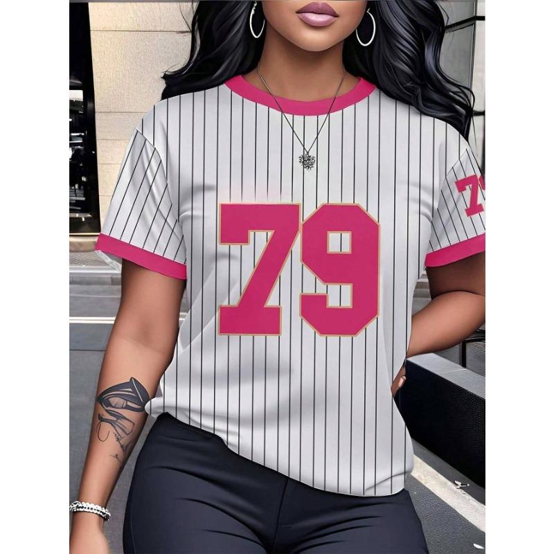 Spring and Summer Women s Soft Casual Short-sleeved T-shirts Suitable for Spring and Summer Casual Wear, Sizes From S To 8XL 5XL