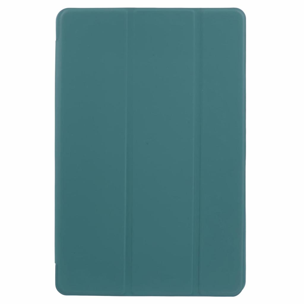For Lenovo Tab M11/Xiaoxin Pad 11 2024 Case Leather+Silicone Tri-fold Stand Shell Tablet Cover