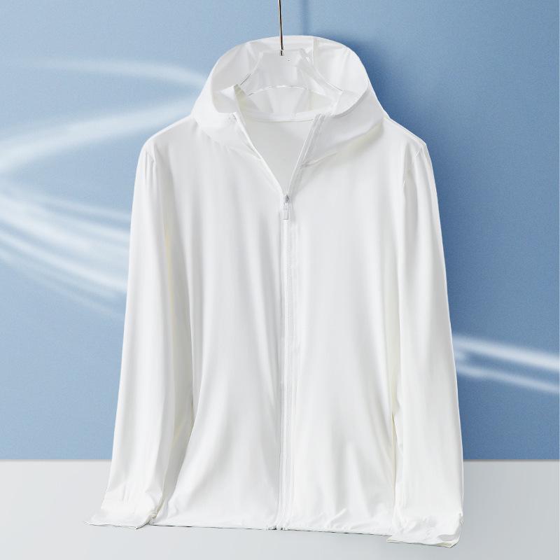 Ice Silk Sun Protection Jacket for Men & Women – Lightweight, Breathable, Trendy Outdoor Skin Coat for Cycling & Fishing.