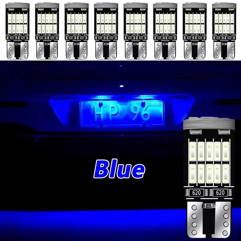 8-16PCS T10 W5W LED Bulb CANBUS No Error 12V 4014-26SMD 400LM 6500K Super Bright White Car Interior Dome Door Maps Trunk Lights