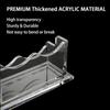 Acrylic Name Card Display Stand Transparent Desktop Display Holder  Office