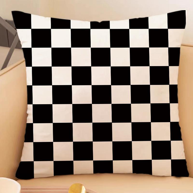 Simple Lines Rabbit Pillowcase Dormitory Decoration Office Living Room Sofa Home Pillowcase
