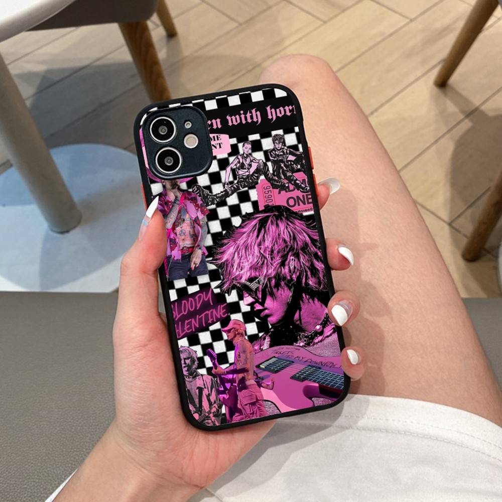 

MGK M-Machine Gun Kelly Phone Case For IPhone 14 11 12 13 Mini Pro Max 8 7 Plus X XR XS MAX Translucent Matte Cover iphone 15 pro