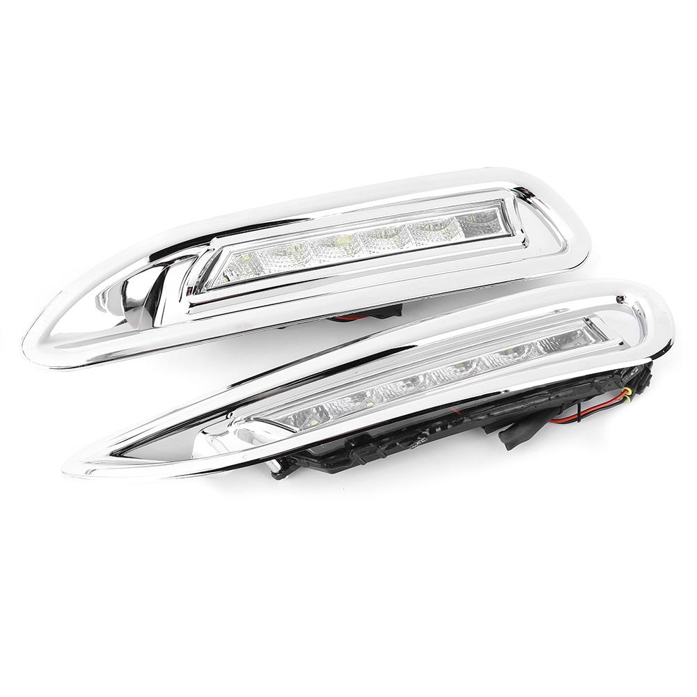 Pair of 12V LED Daytime Running Lights DRL Fits for Mazda 6 RUIYI 2009 2013