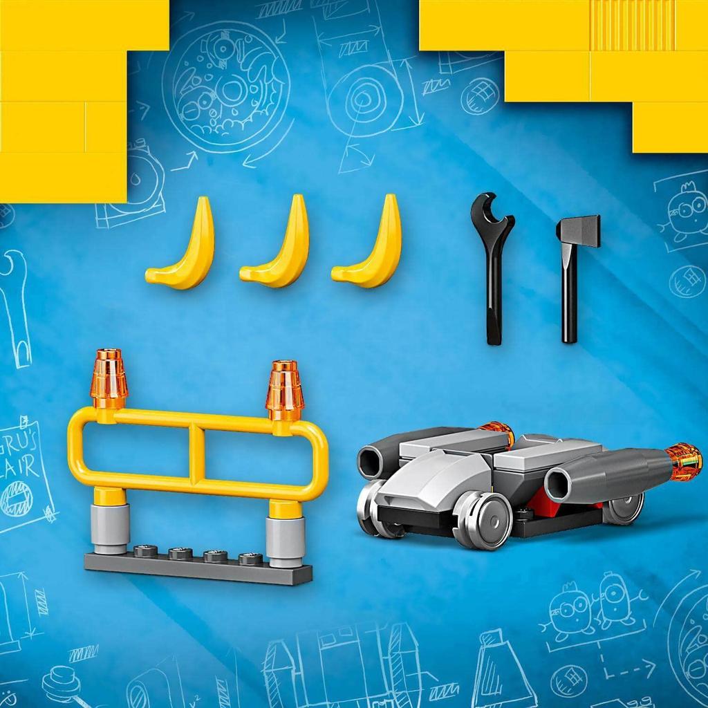 LEGO Minions Minions Working In Gru's Lab 75546 Toy Blocks Gift for Boys and Girls Ages 4 and Up