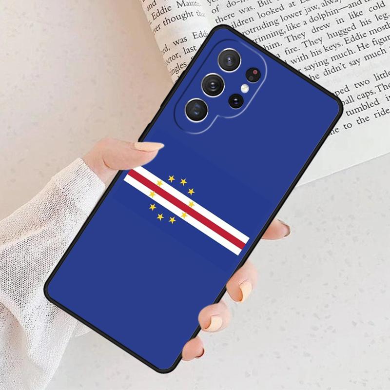 Cape Verde Flag Phone Case For Samsung Galaxy S25 S23 S30 S8 S21 S20 FE S24 S22 Note 10 20 S8 Plus Lite Ultra