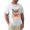 Owl With Sunglasses Tshirt Summer Casual Loose Tshirt
