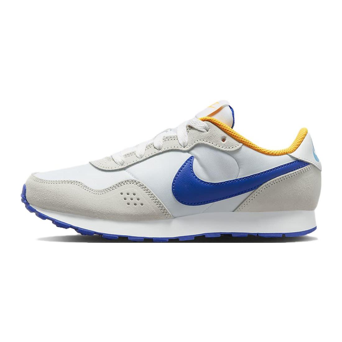 

Nike MD Valiant Synthetic Leather Suede Breathable Comfortable Durable Low Top Kids Running Shoes Kids Running Shoes White Blue CN8558-110 36