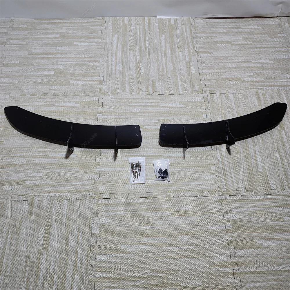 Für VW Golf 6 MK6 R R20 2008-2013 Heckstoßstange Diffusor Heckspoiler Seitenflaps Schutz Lippe Glanzschwarz Bodykits Tuning