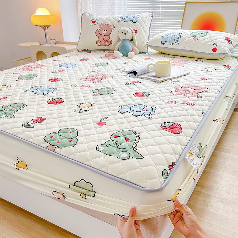 ins mattress protective cover Class A mattress cover dormitory bed cover bedspread all-inclusive padded Simmons protective cover three-piece set