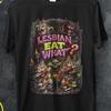 Lesbians Eat What, Cat T Shirt, Gay Pride, Pride and Prejudice Gifts, Dirty Adult T Shirts, Lgbt Shirt, Lesbian Shirt, Graphic T Shirt