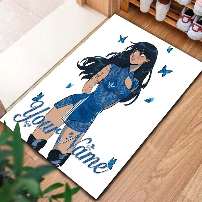 Aitana Custom Name Carpet Rug for Living Room Bedroom Home Sofa Decoration,Kids play Non-slip Floor Mat