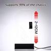 Multiple Position Acrylic GPU Support Stand Featuring ARGB Light Synchronization Technology for Desktop PC Case
