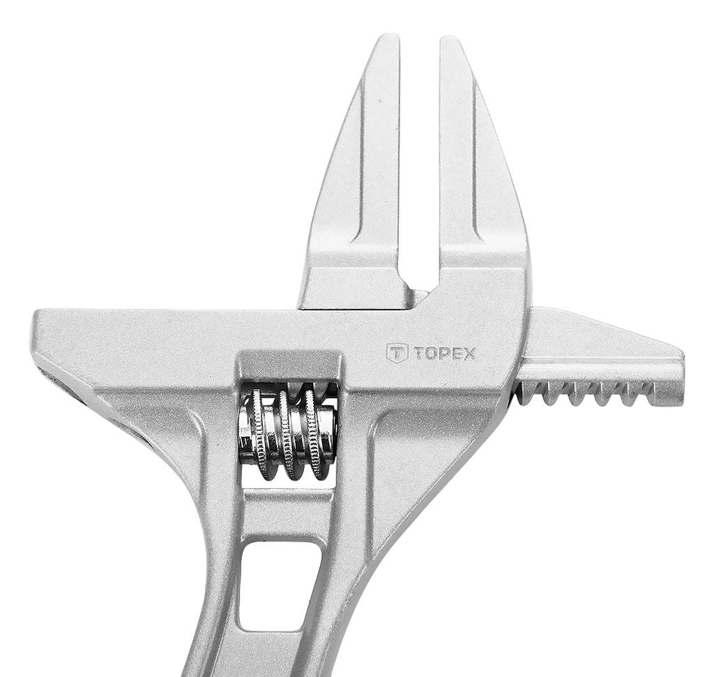Aluminum Adjustable Wrench 200 Mm, Range 0-70 Mm