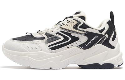 Spacetime Cushioning Low Top Sports Casual Shoes Women's White Black AGCR332-9
