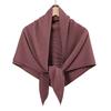Maldives  Muslim Pleated Square Scarf Matt Silk Plain Hijab Women Crinkle Satin Headscarf Premium Soft Wrinkle Scarves