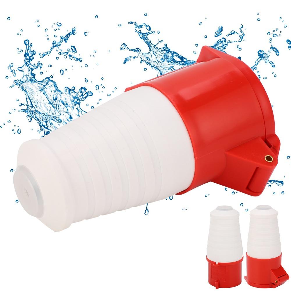 220-380V/240-415V 32A Industrial Plug Connector 5 Pin 3 Phase 3P+N+E Power Socket IP44 Waterproof Plug Coupler