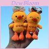 Adorable Mini Plush Duck Keychain Cute Soft Yellow Duck Charm For Bags And Keys