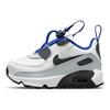 Nike Air Max 90 Toggle TD Bianco Nebbia Grigio Scarpe da Ginnastica per Bambini Tinta Platino Grigio Ferro CV0065-101