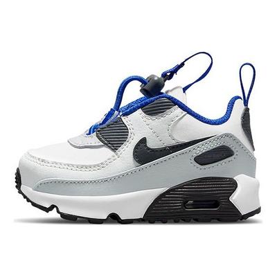 Air Max 90 Toggle TD White Grey Fog Baby Sneakers Platinum-Tint Iron-Grey CV0065-101