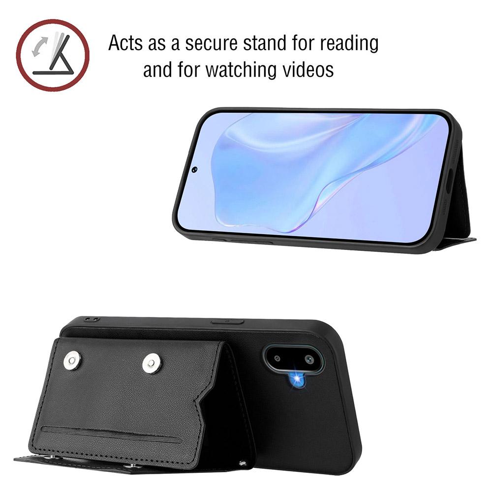 Card Holder Back Case For Samsung Galaxy A17 A12 A13 A14 A15 A16 A23 A24 S21 FE Magnetic Button-Flip Leather Wallet Phone Cover